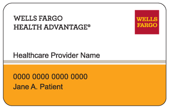 picture of wells fargo health advantage card
